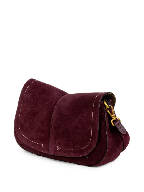 HELENA ROUND SUEDE BAG