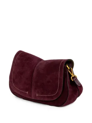 HELENA ROUND SUEDE BAG