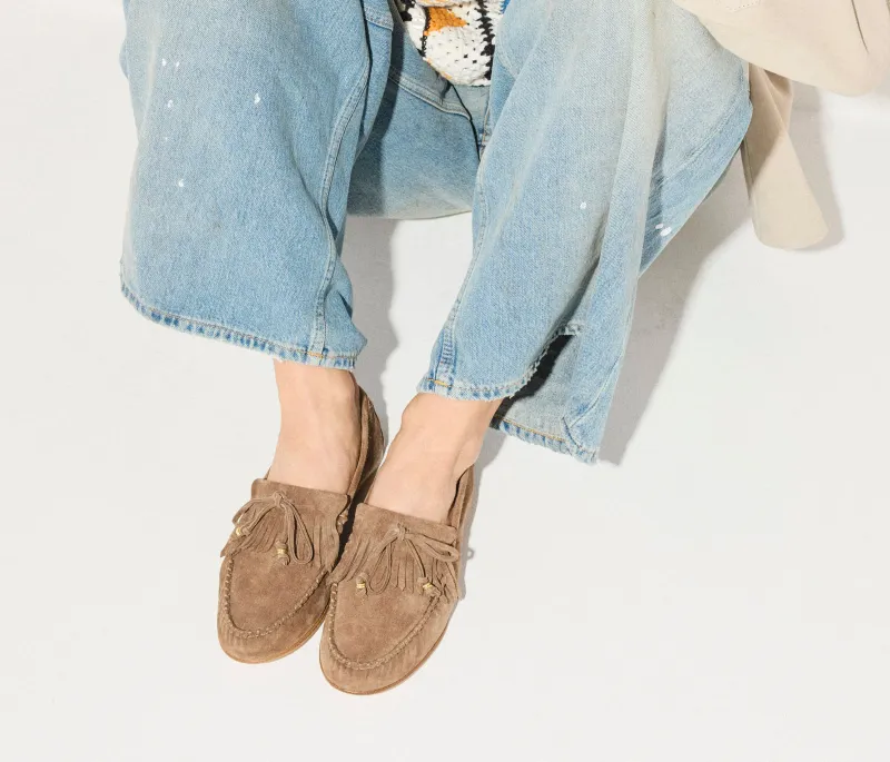 CELESTE FRINGE LOAFER