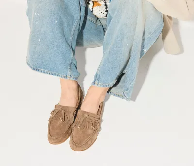 CELESTE FRINGE LOAFER
