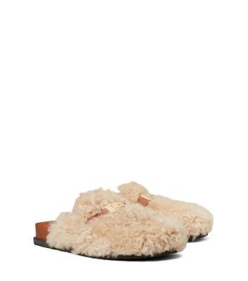 LEELEE FLUFFY SHEARLING MULE