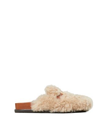 LEELEE FLUFFY SHEARLING MULE