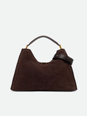 AURORA SUEDE TRAPEZE BAG