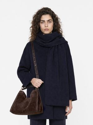 AURORA SUEDE TRAPEZE BAG