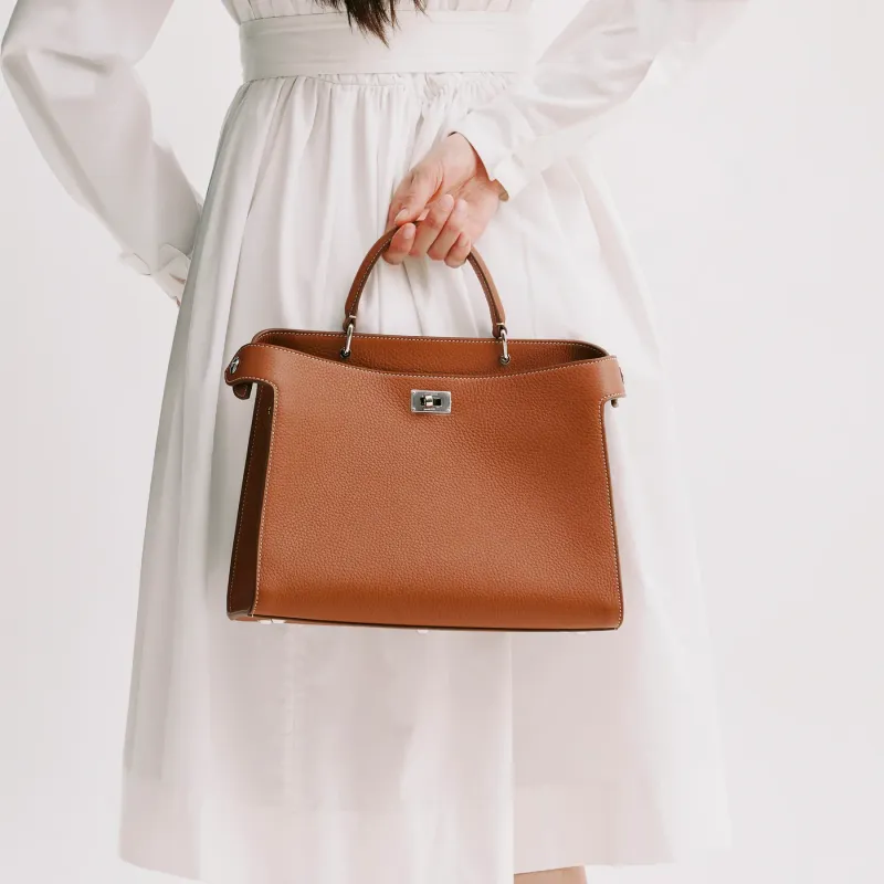 LUTECE PM LEATHER HANDBAG