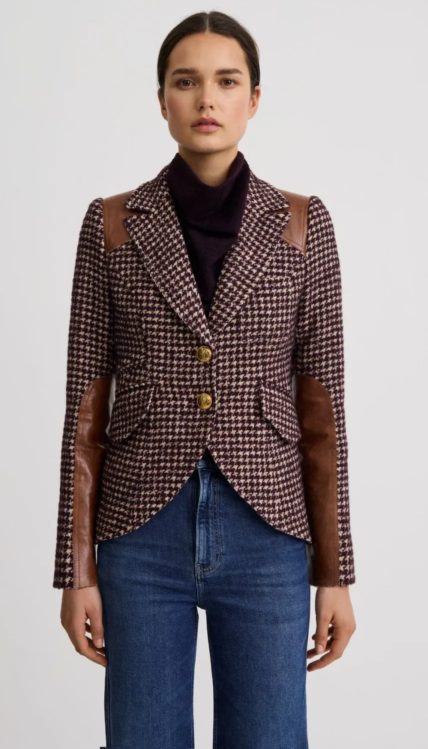 SADDLE-PATCH EQUESTRIAN BLAZER