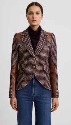 SADDLE-PATCH EQUESTRIAN BLAZER