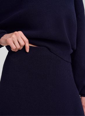 FLO BOUCLE MIDI SKIRT