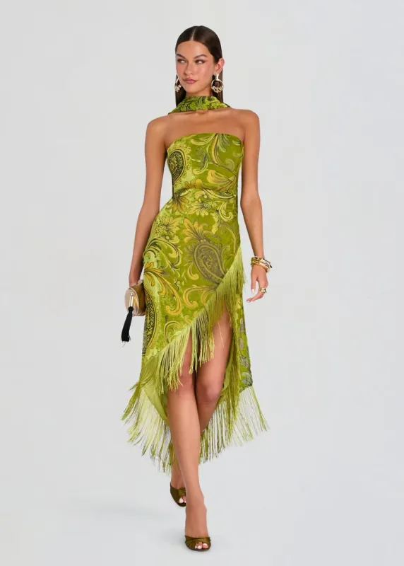 STATICE VELVET DRESS