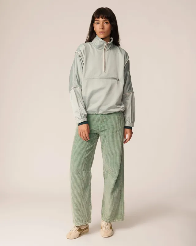 LA BREA REYCLED NYLON ANORAK LIGHTWEIGHT PULLOVER