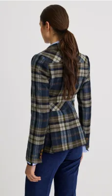 TWO BUTTON PATCH POCKET BLAZER