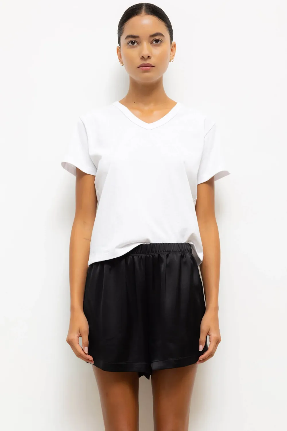 MARGO V NECK, Colour: WHITE, Size: XS