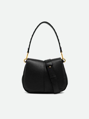 HELENA ROUND HAMMERED LEATHER BAG