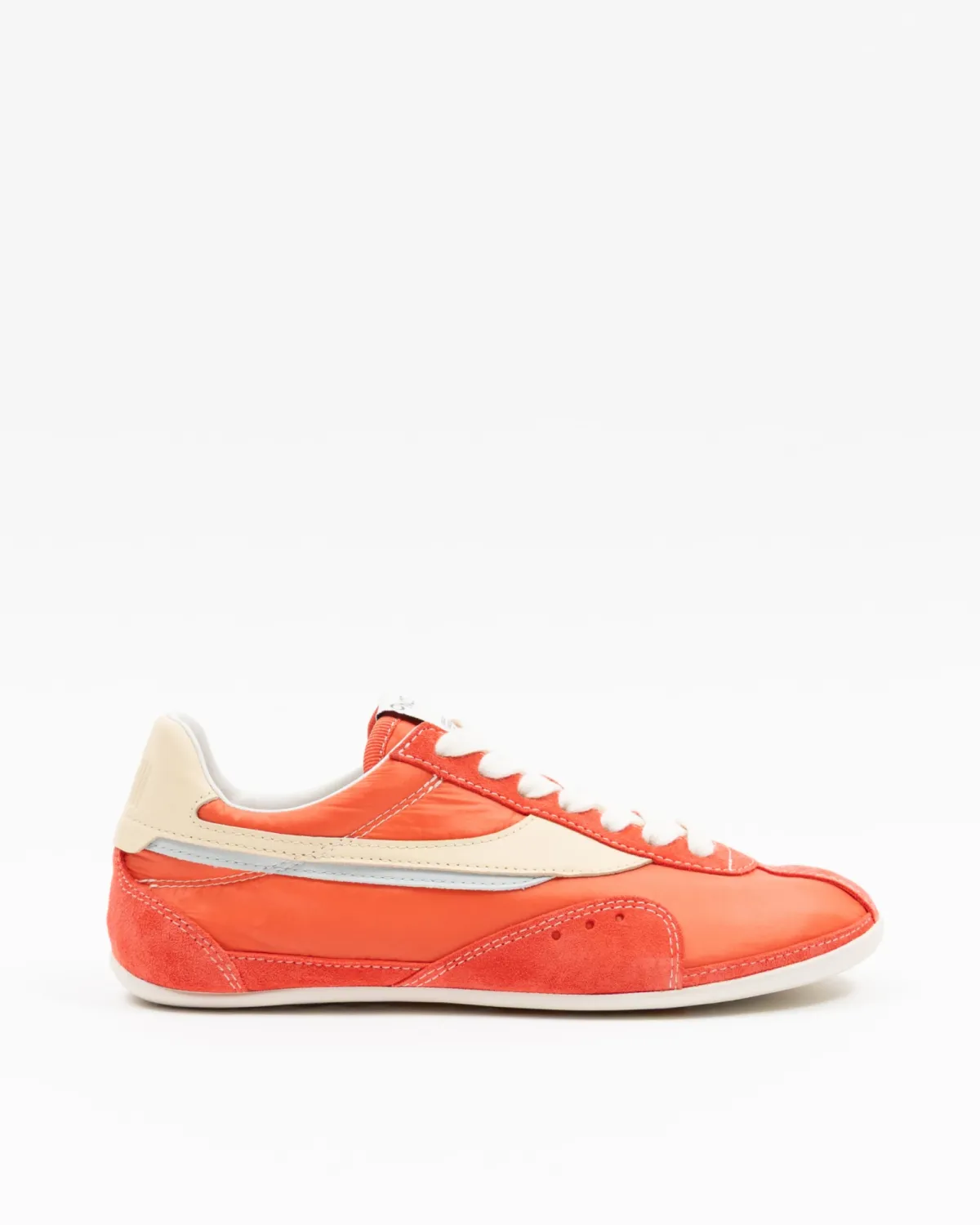 TEMPLE FLAT SNEAKER, Color: GRENADINE, Size: 6.5