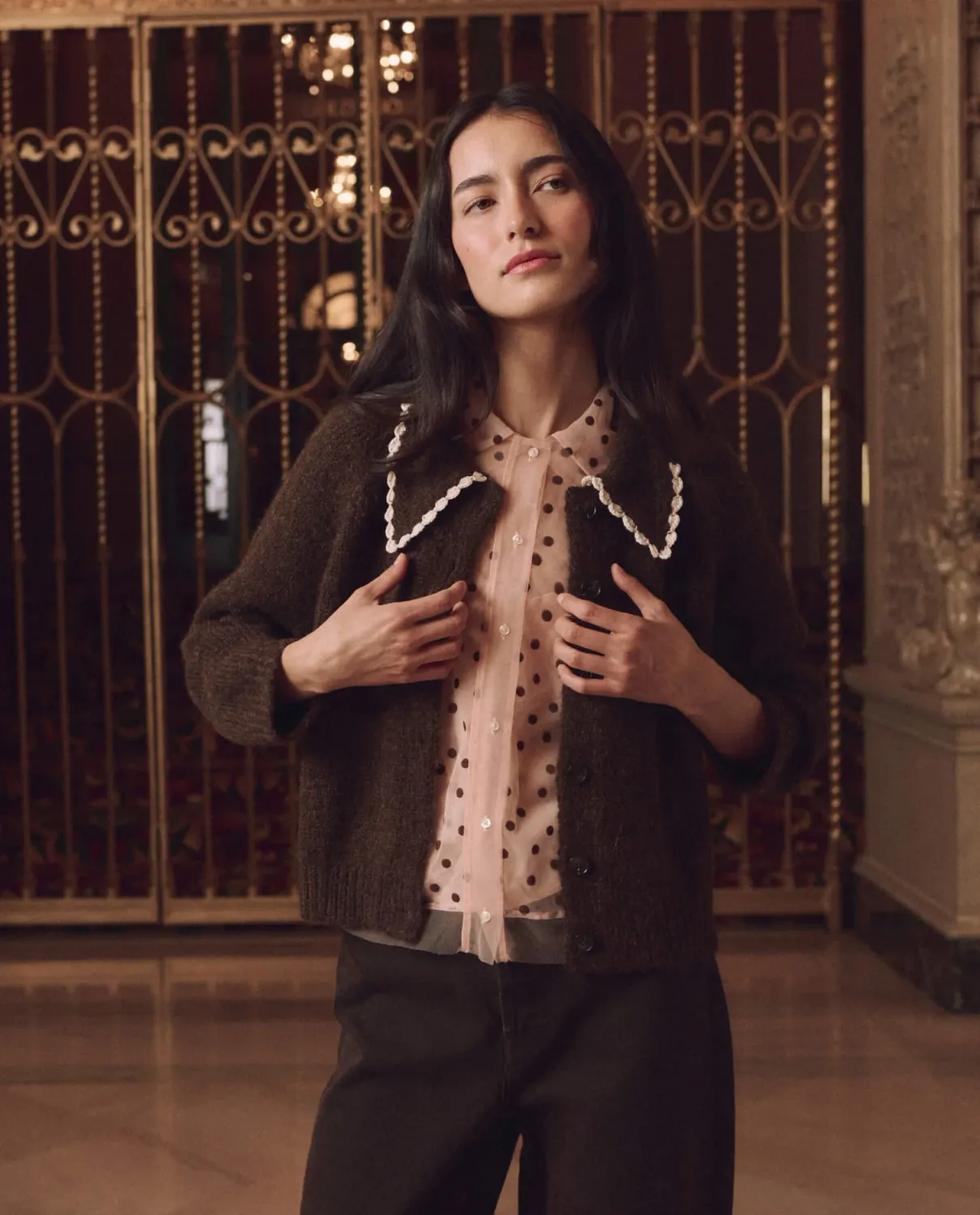 THE CROCHET COLLAR CARDIGAN