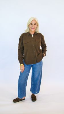 STORMI CASHMERE SHIRT JACKET