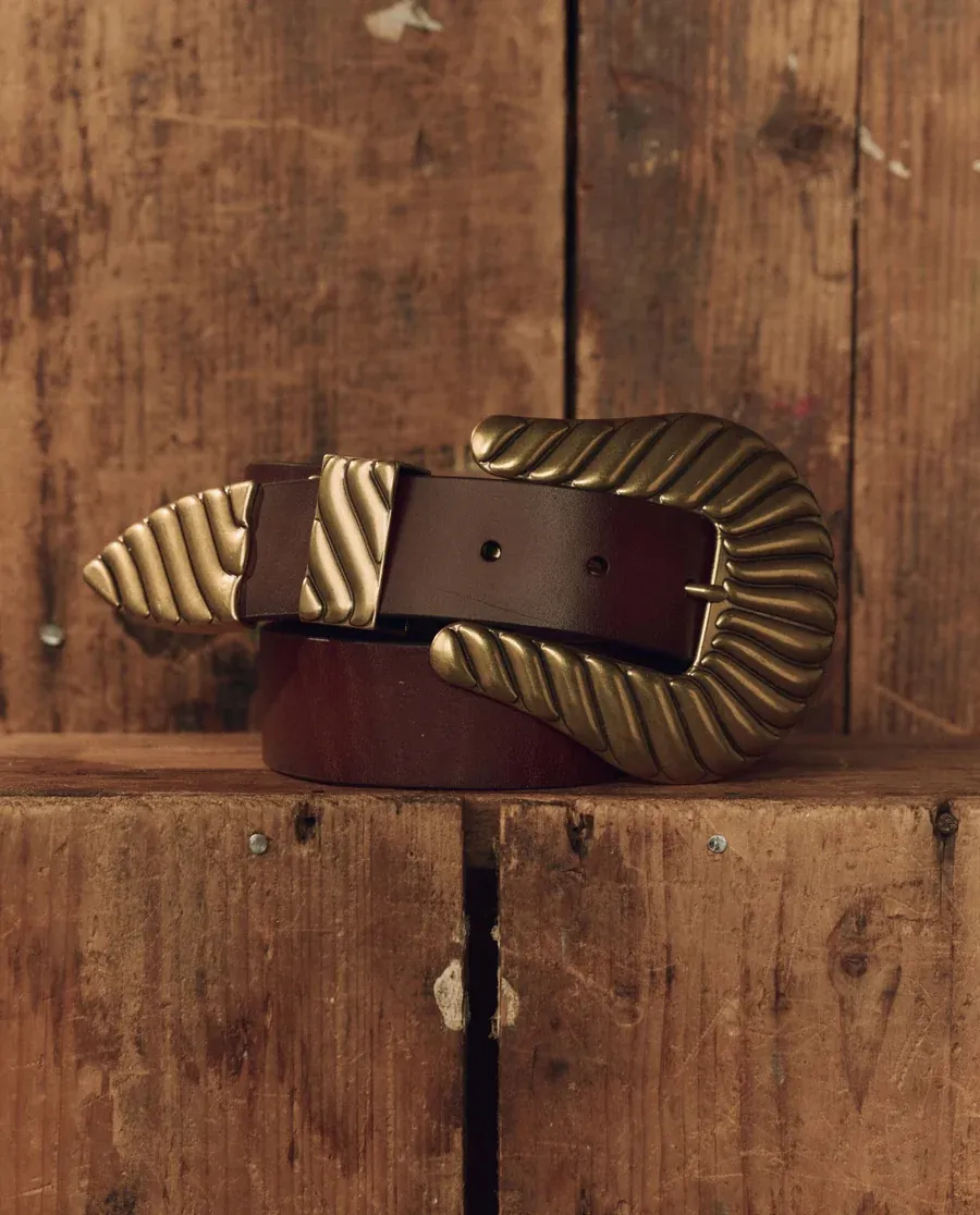 STETSON X THE GREAT- THE BIG BUCKLE BELT