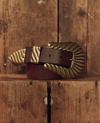 STETSON X THE GREAT- THE BIG BUCKLE BELT