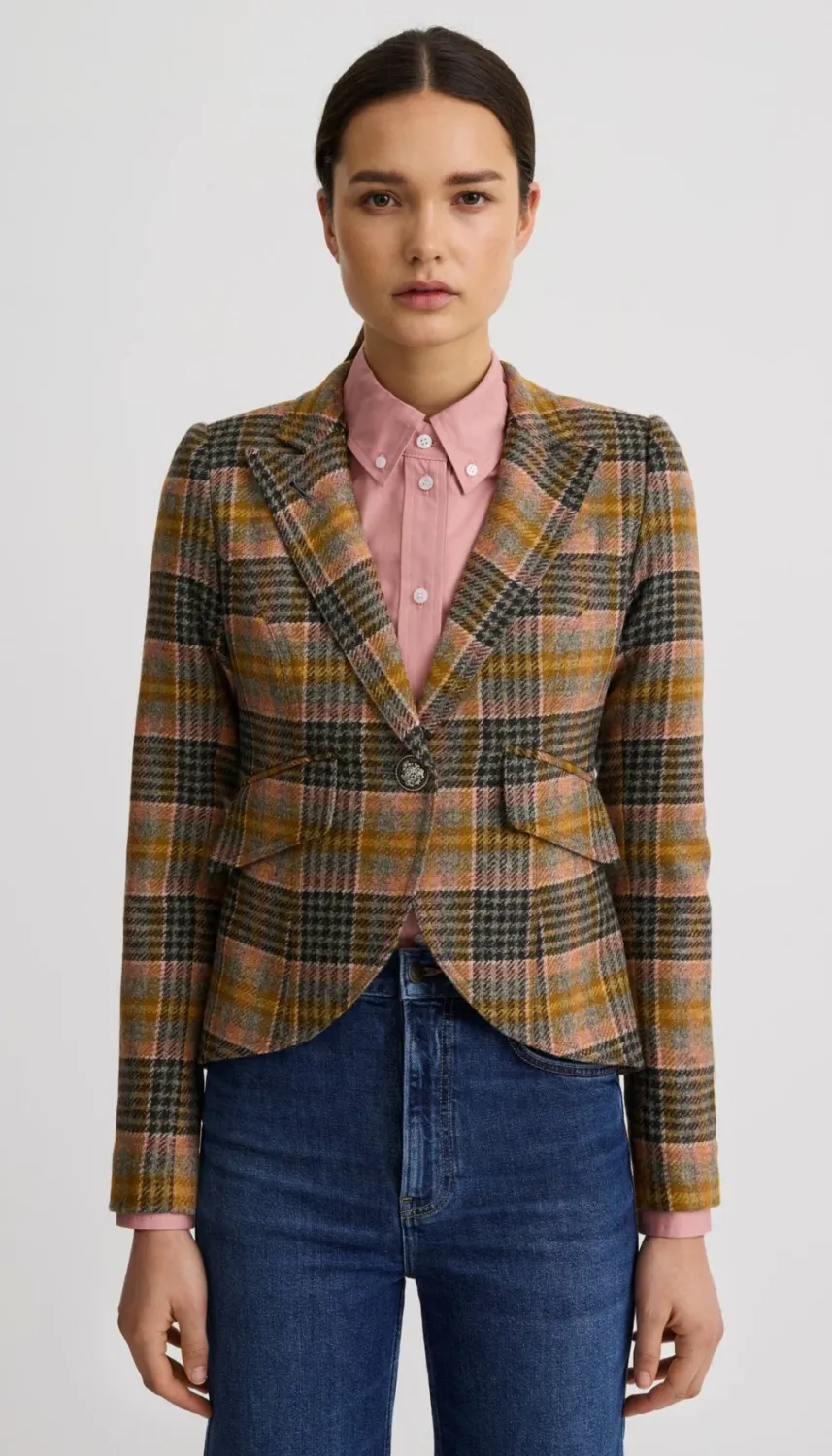 ONE BUTTON BLAZER