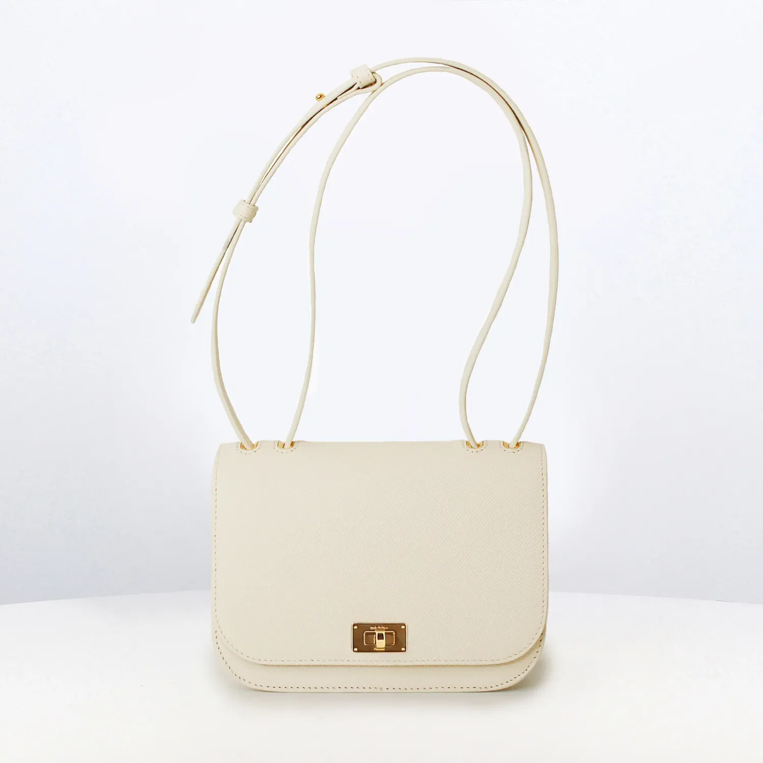 ELYSEE LEATHER FLAP BAG