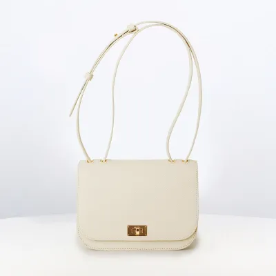 ELYSEE LEATHER FLAP BAG