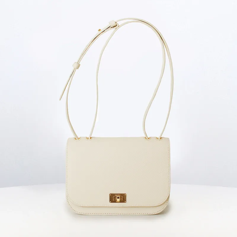 ELYSEE LEATHER FLAP BAG