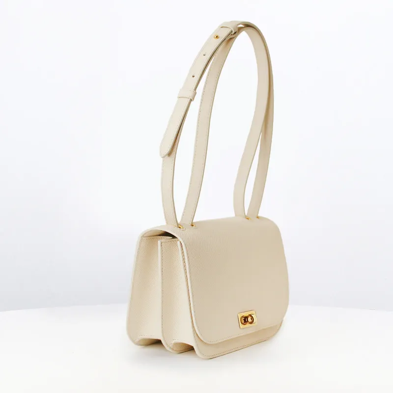 ELYSEE LEATHER FLAP BAG