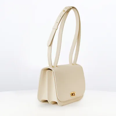 ELYSEE LEATHER FLAP BAG