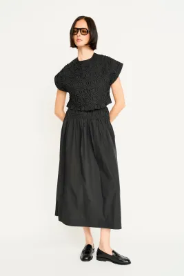 WHITBY SMOCKED SKIRT