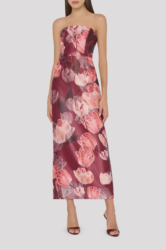 ORION TULIP BROCADE DRESS