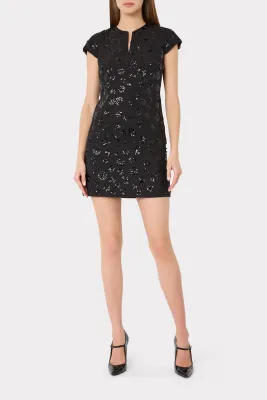 PAT SEQUIN MINI DRESS