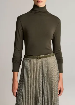 ESSENTIAL LONG-SLEEVE TURTLENECK TOP