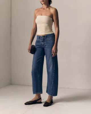 SELENA CROP MID RISE JEAN