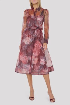 SUZIE PRINTED MIDI DRESS