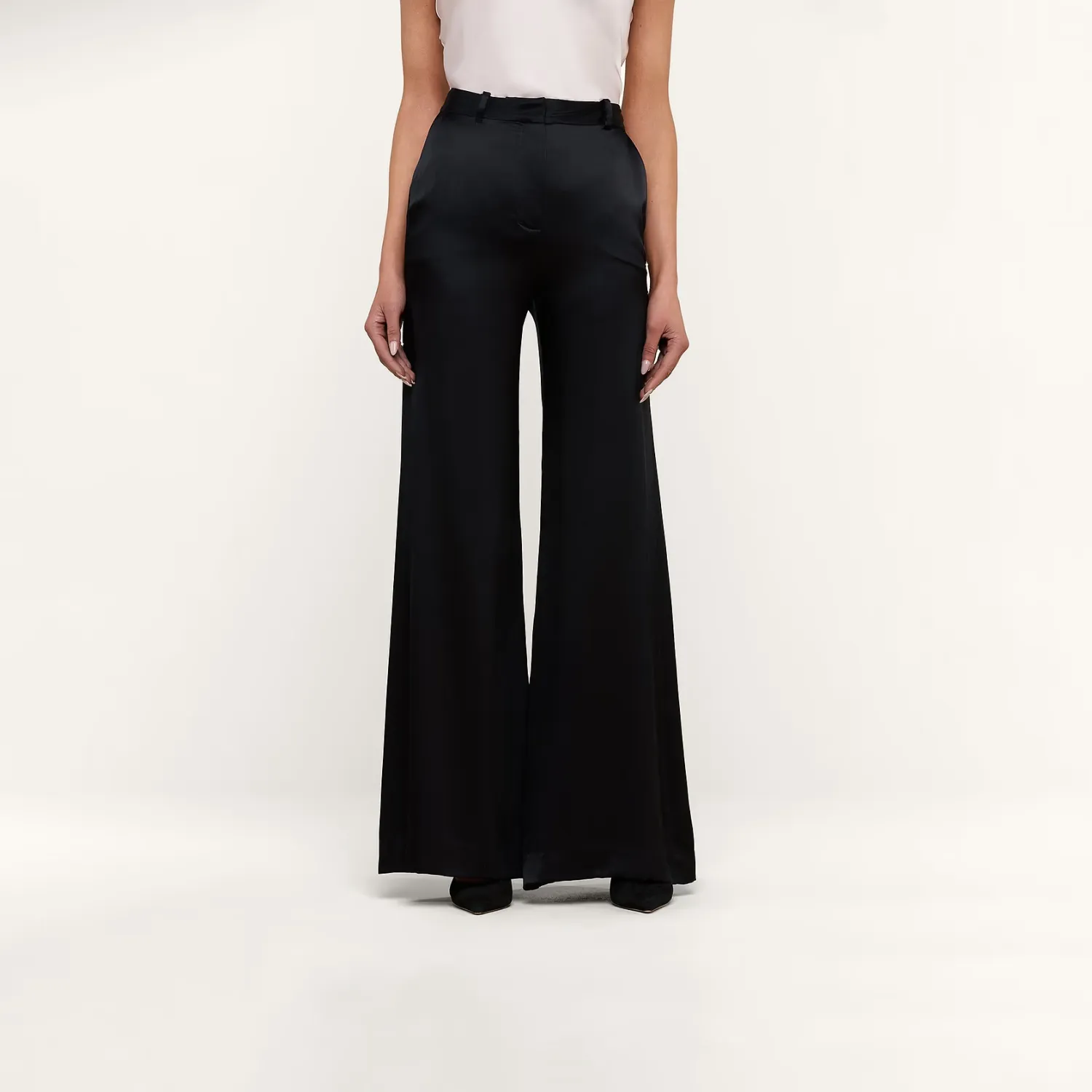 PILAR SILK WIDE LEG PANT