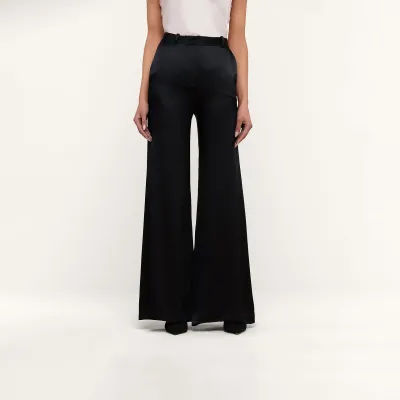 PILAR SILK WIDE LEG PANT