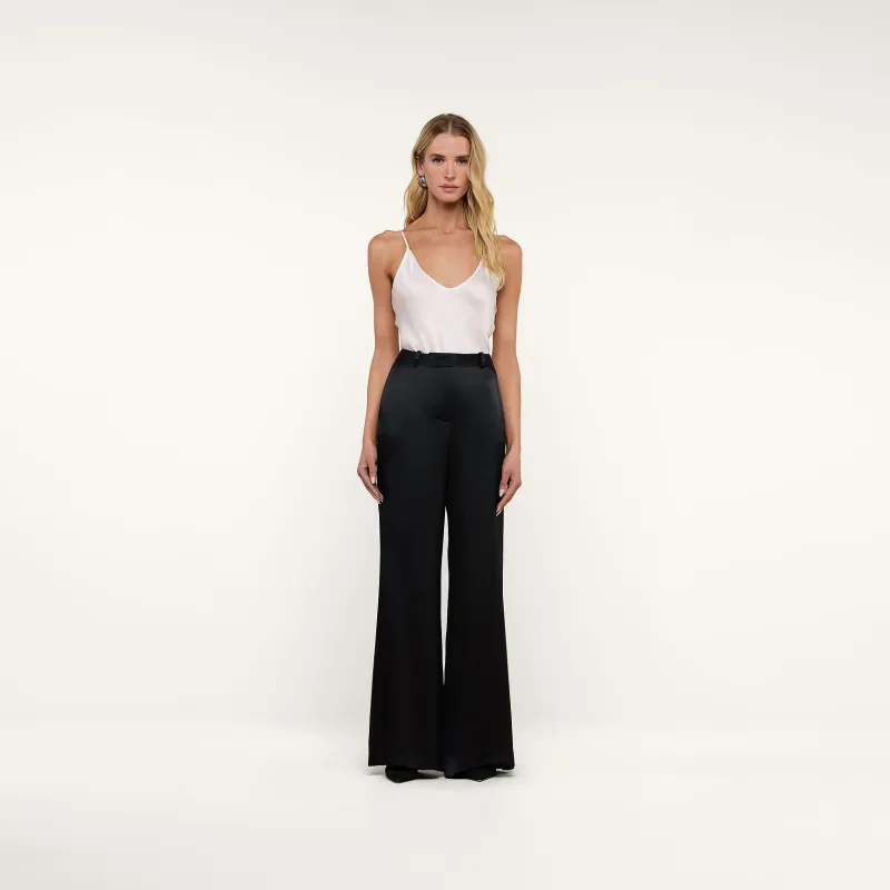 PILAR SILK WIDE LEG PANT
