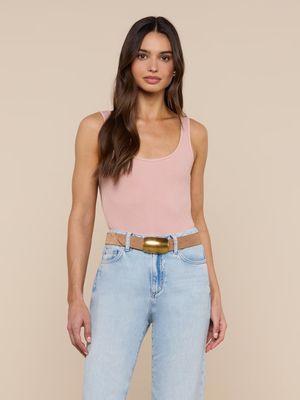 NICA SCOOP NECK TANK BODYSUIT