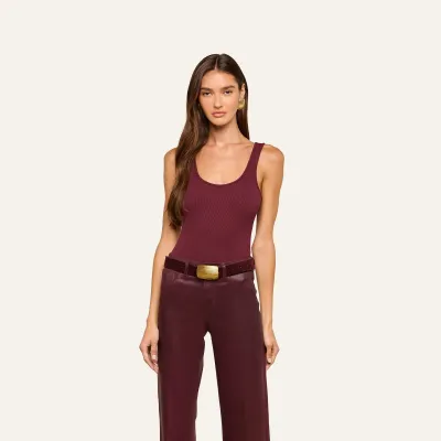 NICA SCOOP NECK TANK BODYSUIT