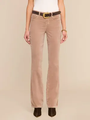 STEVIE VELVET HIGH RISE STRAIGHT JEAN