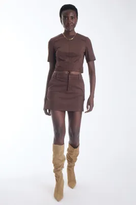 ARIA SUEDE TOP