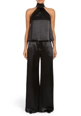 SADDLER PANTS in BLACK