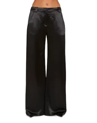 SADDLER PANTS in BLACK