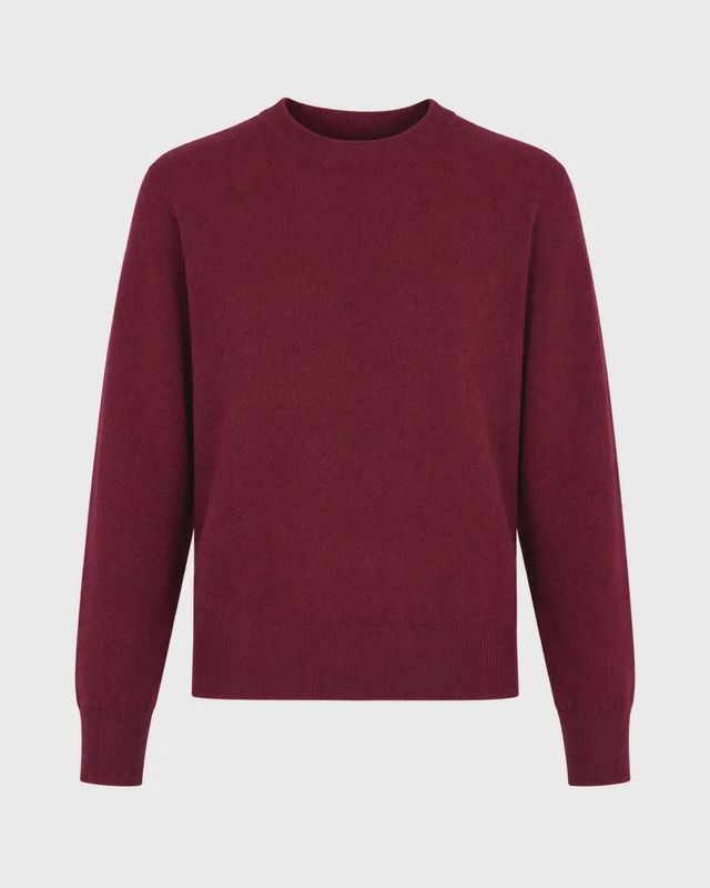 CREW CASHMERE SOLID RUGBY