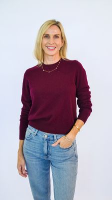 CREW CASHMERE SOLID RUGBY