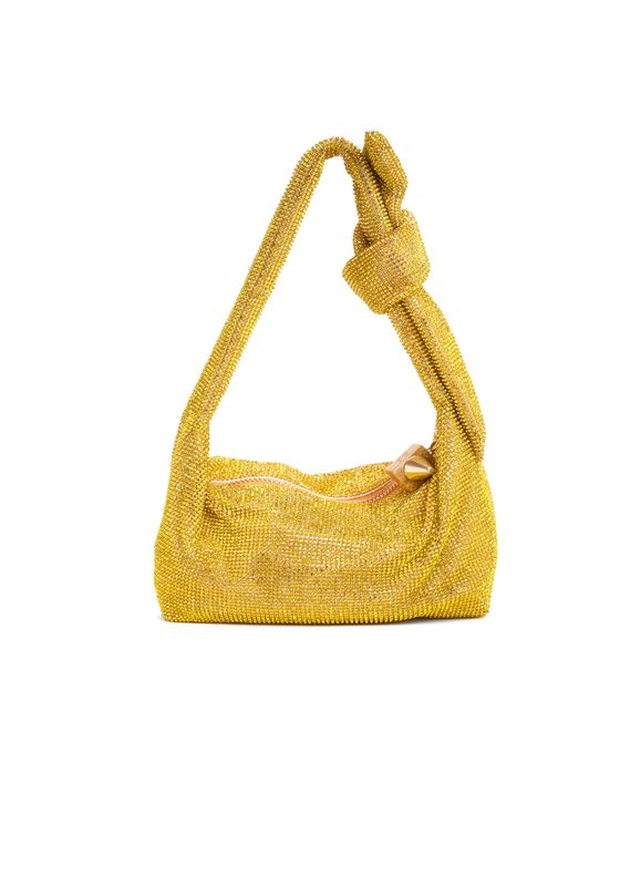 WAVERLY CRYSTAL KNOT SHOULDER BAG