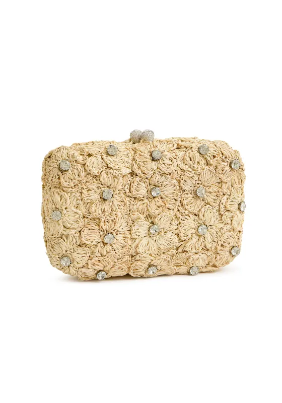 AYANA RAFFIA CLUTCH