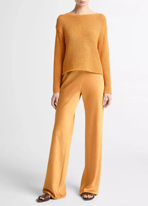 COLETTE HIGH WAIST CRUSHED SHINE BIAS PANT - TS