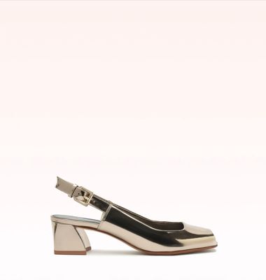 TESSA 45 OPEN TOE BLOCK HEEL SLINGBACK