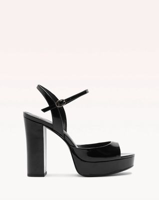 AMY 120 OPEN TOE PLATFORM BLOCK HEEL